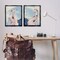 Stupell Industries Spotted Greyhound Dogs 2 pc Framed Floater Canvas Wall Art Set Design by Melissa Wang